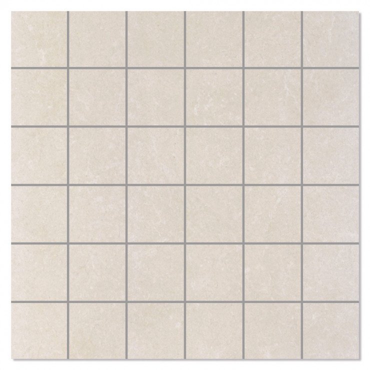 Mosaik Klinker Larva Beige Mat 30x30 (5x5) cm-0